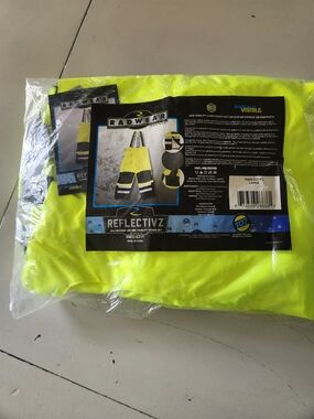 Radwear Reflectivz High-Visibility Safety Rain Pants - Neon Yellow